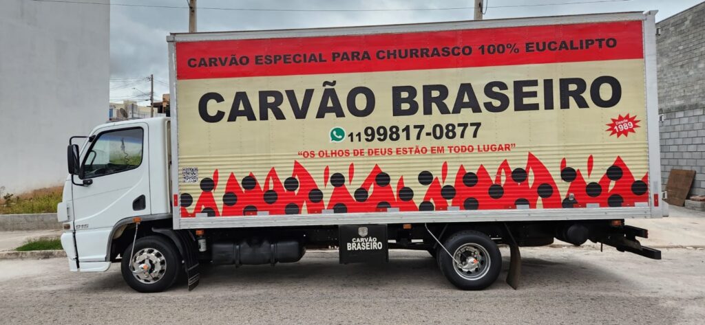 Estoque de Carvão Braseiro em comércio parceiro