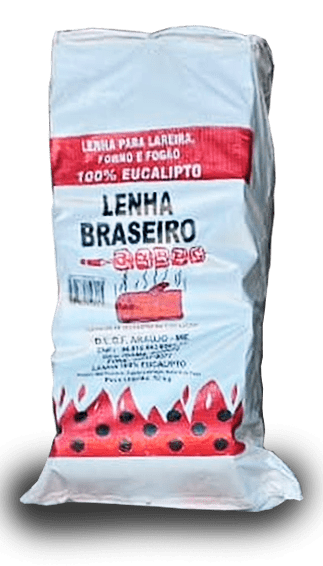 Saco de Lenha Braseiro 100% eucalipto